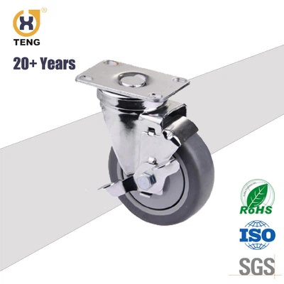 industrial caster with brakes industrial caster with brakes